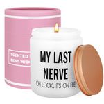 Funny Gifts for Women,Sister,Friend,Mothers day Birthday Gifts for Mom Women,Best Friends,Sister,Christmas Valentines Day Mothers Day Gifts for Mom,Her, BFF, Girlfriend, Sister(My Last Nerve)