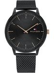 Tommy Hilfiger Analogue Quartz Watch for Men with Black Stainless Steel mesh Bracelet - 1791845