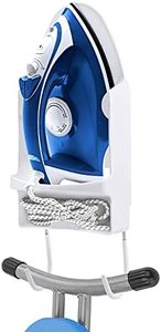 Pensino Ironing Board Hanger Wall Mount Ironing Holder Iron Hanger with Iron Board Rack for Max 5 Inch Width Iron (White)
