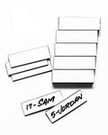 30 (0.5 x 1.625 Inch) Magnetic Name Lineup Board Tabs – Magnets for Magnetic Baseball Softball Line-Up Board Coach Marker Board