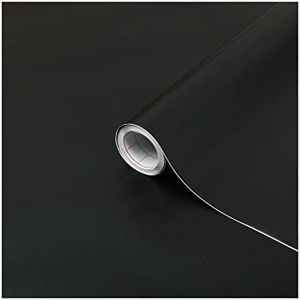 d-c-fix Peel and Stick Contact Paper Black Matt Plain Look Self-Adhesive Film Waterproof & Removable Wallpaper Decorative Vinyl for Kitchen, Countertops, Cabinets 26.5" x 78.7"