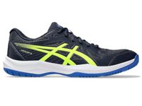 ASICS Mens UPCOURT 6 Midnight/Safety Yellow Badminton Shoes - 10 UK (1071A104.401)