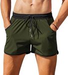 COOFANDY Men’s Swim Trunks Quick Dry Swimsuit Bathing Suit Swimwear Beach Shorts L