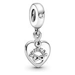 Pandora Charms Style Friends Sterling Silver Necklaces