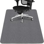 RUHIRA Office Chair Mat for Hardwood and Tile Floors | Large Anti-Slip Floor Protector Rug | Easy to Clean Computer Gaming Mat | Size 120 x 90 CM | (Pack of 1)