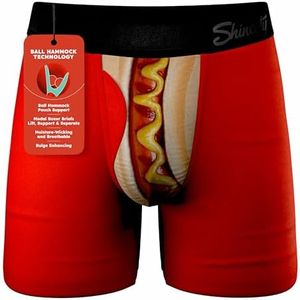 Shinesty Hammock Support Underwear | Big Mens Underwear with Fly | US XXL Hot Dog