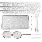 RV Flying Insect Bug Screen for Camper Vents Protects RV Furnaces from Insects Stainless Steel Mesh with Installation Tool 20" x 1-1/2" & 2.8''x1.3'' & 8.5" x 6" x 1.3" RV Water Heater Screens