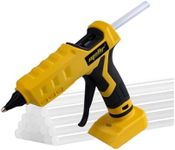 Mellif Cordless Hot Glue Gun Compatible with Dewalt 20V Battery, Handheld Electric Power Glue Gun Full Size for Arts & Crafts & DIY with 20 0.43" Glue Sticks (Tool Only)