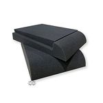 MMT Acoustix® MISO2 : Monitor Isolation Pads, 3"-6" Inch Monitors, with angle adjuster, anti - vibration + sound absorption acoustic foam