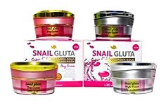 Snail Gluta Collagen Gold Whitening Set Day And Night Cream