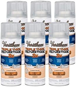 Varathane 10020066356955 Spray Triple Thick Polyurethane, 11.25 Ounce (6 Pack), Gloss