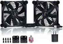 SCCCF Dual 140mm USB Speed Control Fan, 5V Portable Cooling Fan for Flat-Screen TV Receiver Router DVR Playstation Xbox Computer Cabinet Cooler