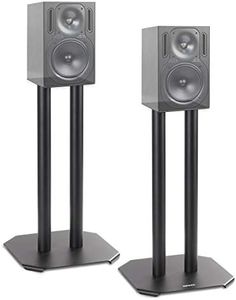 Duronic SPS1022 40 Soporte para Altavoz | 40 cm de Altura | Estabilidad con Arena y Conos antivibración | Compatibilidad Universal con Altavoces HiFi Estéreo y Home Cinema 5.1