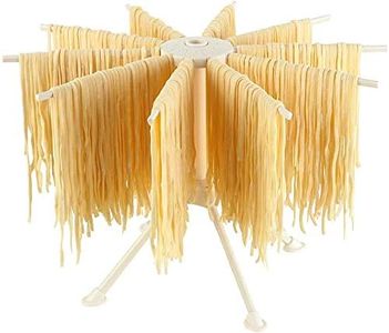 Spaghetti Drying Rack- Plastic Household Pasta Hanging Dryer for Fresh Noodle (White)