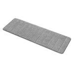 Navaris Memory Foam Bath Mat - Extra Soft Toilet Rug For Absorbing Water In Bathroom - Large Absorbent Machine Washable Shower Mat - 120 x 40 cm