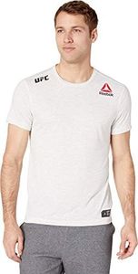 Reebok Men's UFC Fight Night Jersey Tee, Chalk, X-Large