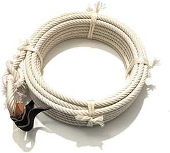 Kids Western Cowboy Lasso Rope Lariat, 25 ft Ranch Cotton Rope SOGA Reata