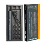 STELLAR DRIVE Cordless Electric Screw driver Kit | 3.6V Battery | 20-Piece Bit Set | 200 RPM | USB Type-C | Repair Tool Kit for Phone, Laptop, PC, Watch & Others