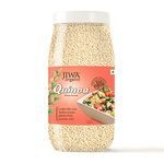 JIWA healthy by nature Organic Quinoa | High Protein White Quinoa| Cooks like Rice | Indian Origin | Certified Organic & Gluten Free | Superfood | 1 kg