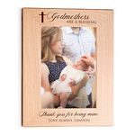 Lifetime Creations Personalized Godmother Picture Frame: Personalized Godmother Gift, Engraved Godmother Frame, Holds 5"x7" Photo (Portrait)