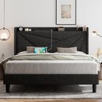 Feonase Queen Bed Frame with Type-C