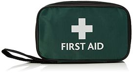 RELIANCE MEDICAL HSE 1 Person First Aid Kit in Small Green Pouch For Home Car Holiday And Workplace - Essentials For Everyday Situations