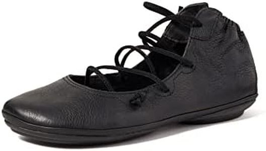 Camper Women's Right Nina K400194 Mary Jane Flat, Black, 7