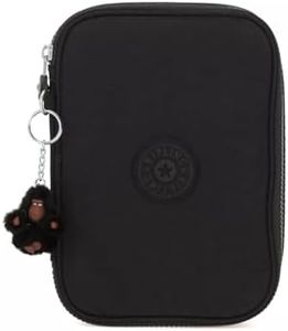 Kipling Womens 100 Pens Printed Case, Organize Accessories, Art Supplies, Makeup, Travel, True Black, 8.25 L X 6 H X 2 D US