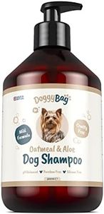 500ML Oatmeal Shampoo for Dogs from Doggy Bag - Deodorising and Conditioning Easy-Rinse Mild Dog Shampoo with Pro-Vitamin B5