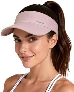OnWander Sun Visor Hat for Women & Men – 3.2" Extended Brim, UPF 80+, Quick-Dry Sports Hat, Adjustable Fit, Ponytail-Friendly, Running, Hiking, Tennis, Golf, Outdoor Activities Pink