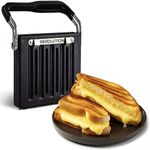 Revolution Toastie Press (Works With All Toasters) Conveniently Toast Delicious Grilled Cheeses, Quesadillas, and Paninis in Your Toaster