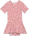 Posh Peanut Baby & Little Girls Dresses for Summer - Twirl Bodysuit Dresses for Girls Made of Soft Viscose from Bamboo (2 Years) Emmilene