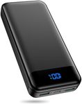 Portable Charger Power Bank 40000mAh Powerbank PD 30W and QC 4.0 Fast Charging External Battery Pack with USB-C LED 3 Outputs & 2 Inputs Portable Charging for iPhone 15 14 13 pro, Samsung