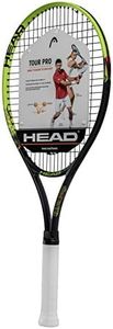 HEAD Tour Pro Tennis Racket - Pre-Strung Head Light Balance 27 Inch Racquet - 4 3/8 in Grip, Yellow