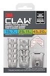 3M CLAW Drywall Picture Hanger Variety Pack for Wall Decor with Temporary Spot Marker, 10 Hangers, 10 Markers/Pack