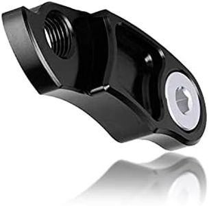 Derailleur Extender, YC‑02 Rear Derailleur Hanger Extender Tail Hook Mountain Road Bicycle Hanger Extender (Black)