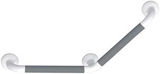 Angled Multi Colored Soft Touch Grab bar with 3 mounting Points