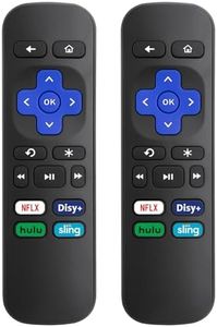 (2 Pack) Replacement Remote Control for Roku Express, for Roku Premiere, for Roku Box, for Roku Player, for Roku 1 2 3 4 -【NOT for Stick or TV】