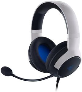 Razer Kaira X for PlayStation Wired Gaming Headset for PS5, White, One Size