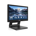 Philips 162B9T - 16 HD inch Touch Monitor, 60Hz, 4ms, TN, Speakers, Height Adjust (1366 x 768, 220 cd/m² HDMI/DVI/VGA/DP/USB 3.1)