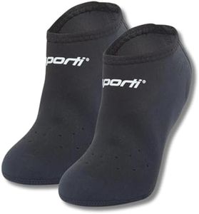 Sporti Neoprene Swim Fin Socks, Black