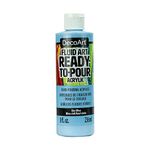 DecoArt FluidArt - Ready-to-Pour Acrylic Paint (Sky Blue, 8 Oz)