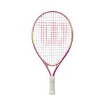 Wilson Intrigue Jr 19 Tennis Racket, Lightweight Frame for Easy Handling, Performance-Ready Providing Stable Play and Powerful Shots, Arm-Friendly Strings, Colour: Light Pink, Size: 19