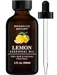 Brooklyn Botany Lemon Essential Oil – 100% Pure and Natural – Premium Grade Oil with Dropper - for Aromatherapy and Diffuser - 1 Fl Oz