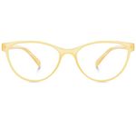 Roshfort Unisex Blue Light Blocking Glasses Featuring Ultra-Durable TR-90 Frames! Shield Your Eyes from Digital Strain With Customize Your name Signature Metal Pen (Yellow)