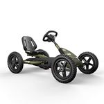 Berg 24.21.34.01 Jeep Luftreifen und Freilauf GoKart Junior Children's Vehicle, Green, Kinderspielzeug, für Kinder im Alter von 3-8Jahren