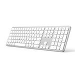 SODI Wireless Bluetooth Keyboard for Mac, Backlit Wireless Keyboard with Numeric Keypad, Aluminum Rechargeable Keyboard, Slim Bluetooth Keyboard for iPad, iPhone, iMac, MacBook Pro/Air, iOS, Full Size