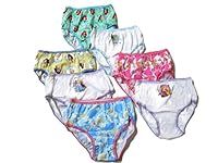 Disney Little Girls' Princess Seven-Pack Panties