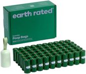 Earth Rated Dog Poo Bag Holder with Dog Poo Bags Rolls, Durable and Guaranteed Leakproof, Lavender Scented, 1 Dispenser and 900 Bags