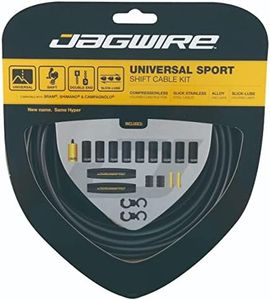 Jagwire 2X Sport Shift Kit Mangueras y Cables de desviador, Unisex Adulto, Gris, Talla única